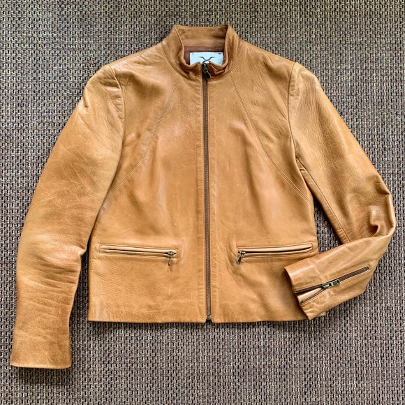Figue Jackets & Blazers - FIGUE Zip Leather Jacket